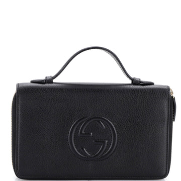 Gucci Soho Travel Organizer Wallet Leather