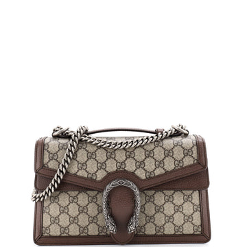 Gucci Dionysus Top Handle Chain Bag GG Coated Canvas Small