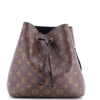 Louis Vuitton NeoNoe Handbag Monogram Canvas with Leather MM