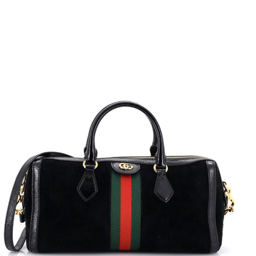 Gucci Ophidia Boston Bag Suede Medium