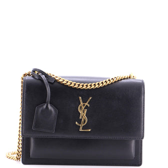 Saint Laurent Sunset Crossbody Bag Leather Medium