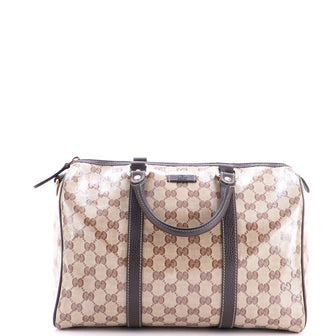 Gucci Joy Boston Bag GG Coated Canvas Medium