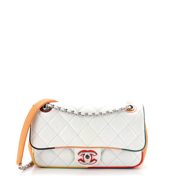Chanel Cuba Color Flap Bag Quilted Lambskin Small