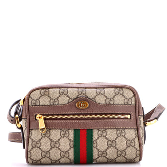 Gucci Ophidia Shoulder Bag GG Coated Canvas Mini