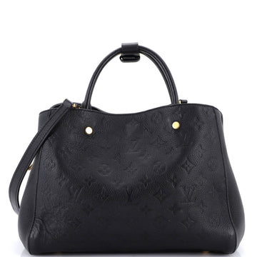 Louis Vuitton Montaigne Handbag Monogram Empreinte Leather MM