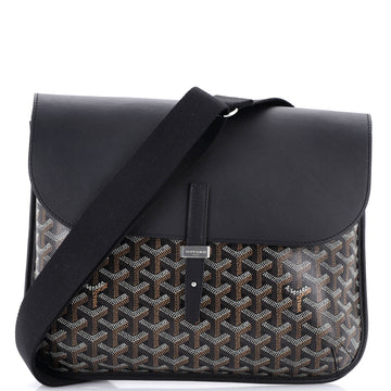 Goyard Coursier Messenger Bag Coated Canvas and Leather