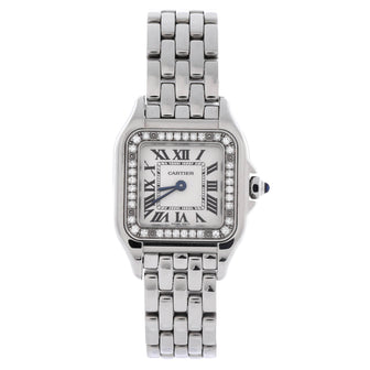 Cartier Panthere de Cartier Quartz Watch Stainless Steel with Diamond Bezel 22