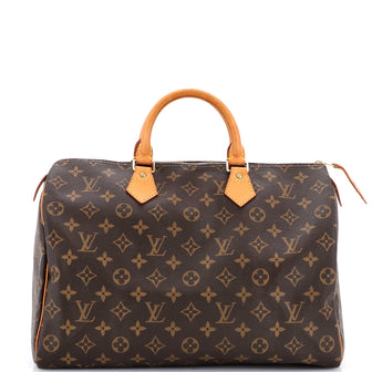 Louis Vuitton Speedy Handbag Monogram Canvas 35