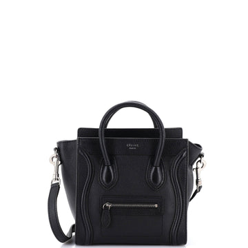Celine Luggage Bag Grainy Leather Nano