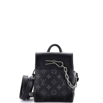 Louis Vuitton Steamer Bag Monogram Eclipse Canvas Nano