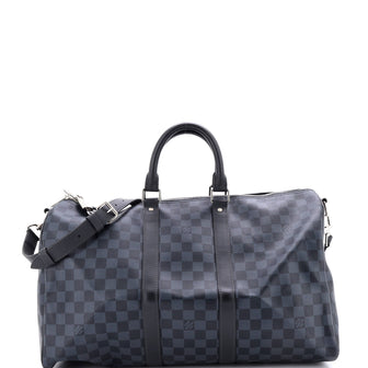 Louis Vuitton Keepall Bandouliere Bag Damier Cobalt 45