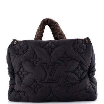 Louis Vuitton Pillow OnTheGo Tote Monogram Quilted Econyl Nylon GM