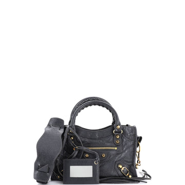 Balenciaga City Classic Studs Bag Leather Mini