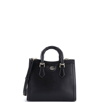 Gucci Diana NM Bamboo Handle Tote Leather Small