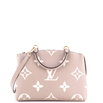 Louis Vuitton Petit Palais Handbag Bicolor Monogram Empreinte Giant