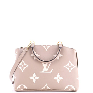 Louis Vuitton Petit Palais Handbag Bicolor Monogram Empreinte Giant