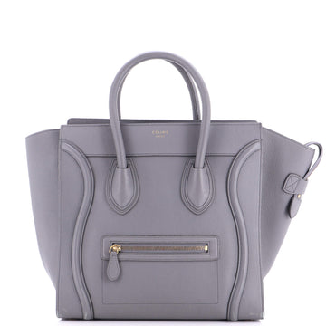 Celine Luggage Bag Grainy Leather Mini