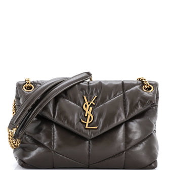 Saint Laurent Loulou Puffer Shoulder Bag Quilted Leather Small
