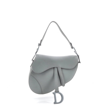 Christian Dior Ultra Matte Saddle Handbag Leather Medium