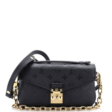 Louis Vuitton Pochette Metis Monogram Empreinte Leather East West