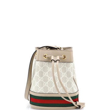 Gucci Ophidia Bucket Bag GG Coated Canvas Mini