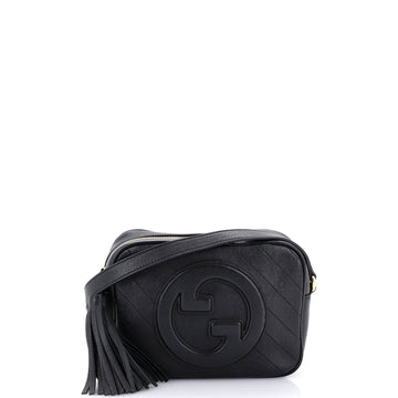 Gucci Blondie NM Camera Shoulder Bag Diagonal Quilted Leather Small