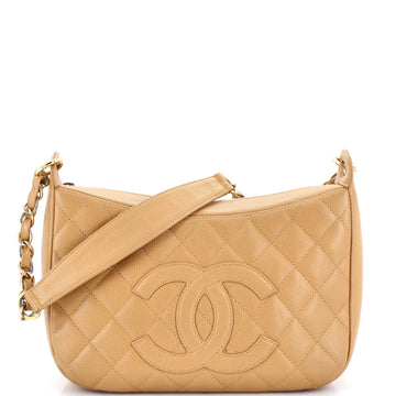Chanel Timeless CC Chain Shoulder Bag Quilted Caviar Medium