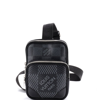 Louis Vuitton Amazone Sling Bag Limited Edition Damier Graphite 3D