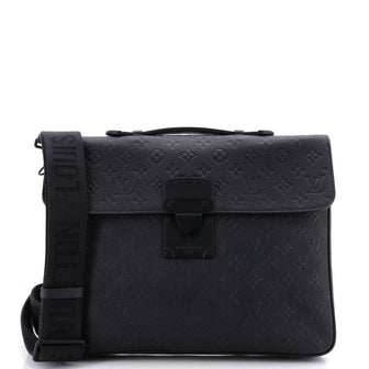 Louis Vuitton S Lock Briefcase Monogram Taurillon Leather