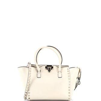 Valentino Garavani Rockstud Tote Rigid Leather Small