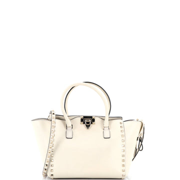Valentino Garavani Rockstud Tote Rigid Leather Small