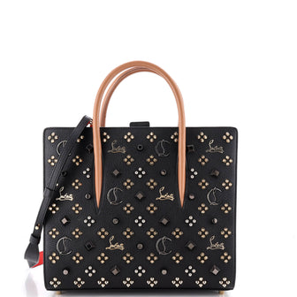 Christian Louboutin Paloma Tote Embellished Leather Medium