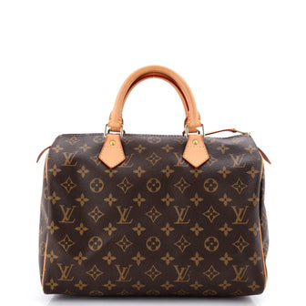 Louis Vuitton Speedy Handbag Monogram Canvas 30