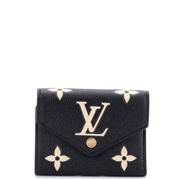 Louis Vuitton Victorine Wallet Bicolor Monogram Empreinte Giant