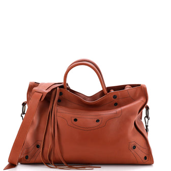 Balenciaga Blackout City Bag Leather Medium