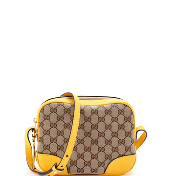 Gucci Bree Disco Crossbody Bag GG Canvas with Leather Mini
