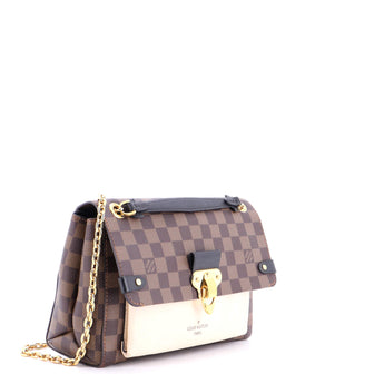 Louis Vuitton Vavin Handbag Damier with Leather PM