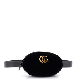 Gucci GG Marmont Belt Bag Matelasse Velvet
