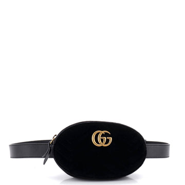 Gucci GG Marmont Belt Bag Matelasse Velvet