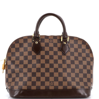 Louis Vuitton Vintage Alma Handbag Damier PM