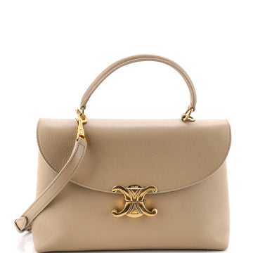 Celine Nino Top Handle Bag Leather Medium