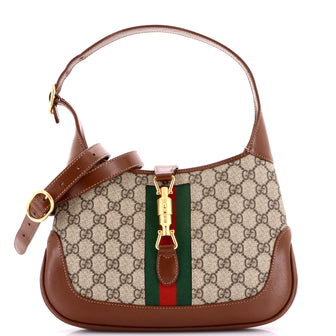 Gucci Jackie 1961 Hobo GG Coated Canvas Small