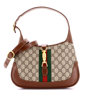 Gucci Jackie 1961 Hobo GG Coated Canvas Small
