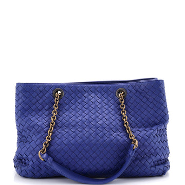 Bottega Veneta Double Chain Tote Intrecciato Nappa Medium