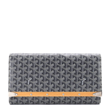 Goyard Monte Carlo Clutch Coated Canvas MM