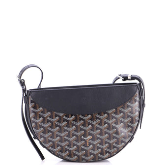 Goyard Hirondelle Shoulder Bag Coated Canvas and Leather