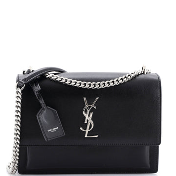 Saint Laurent Sunset Crossbody Bag Leather Medium