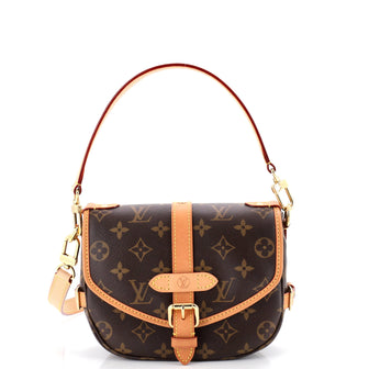 Louis Vuitton Saumur Handbag Monogram Canvas BB