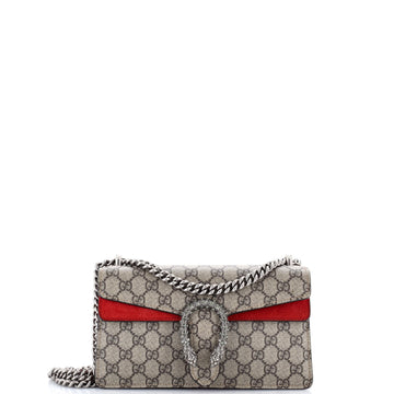 Gucci Dionysus Bag GG Coated Canvas with Crystal Embellished Metal Small