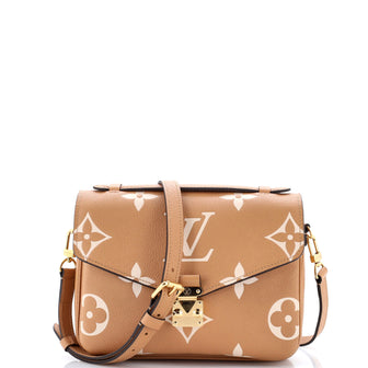 Louis Vuitton Pochette Metis Bicolor Monogram Empreinte Giant